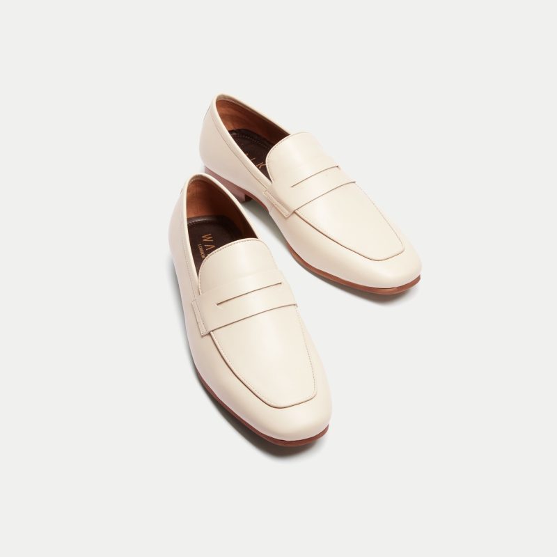 Capri Saddle Loafer Off White DETAIL 1