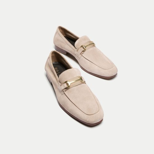 Capri Trim Loafer Stone Suede DETAIL 3