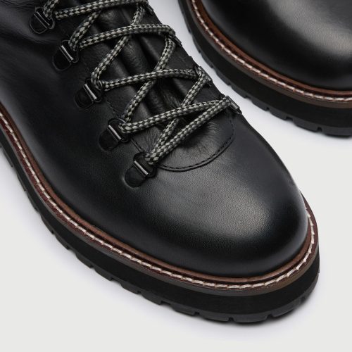 Connery Hiking Boot Black Leather DETAIL 1