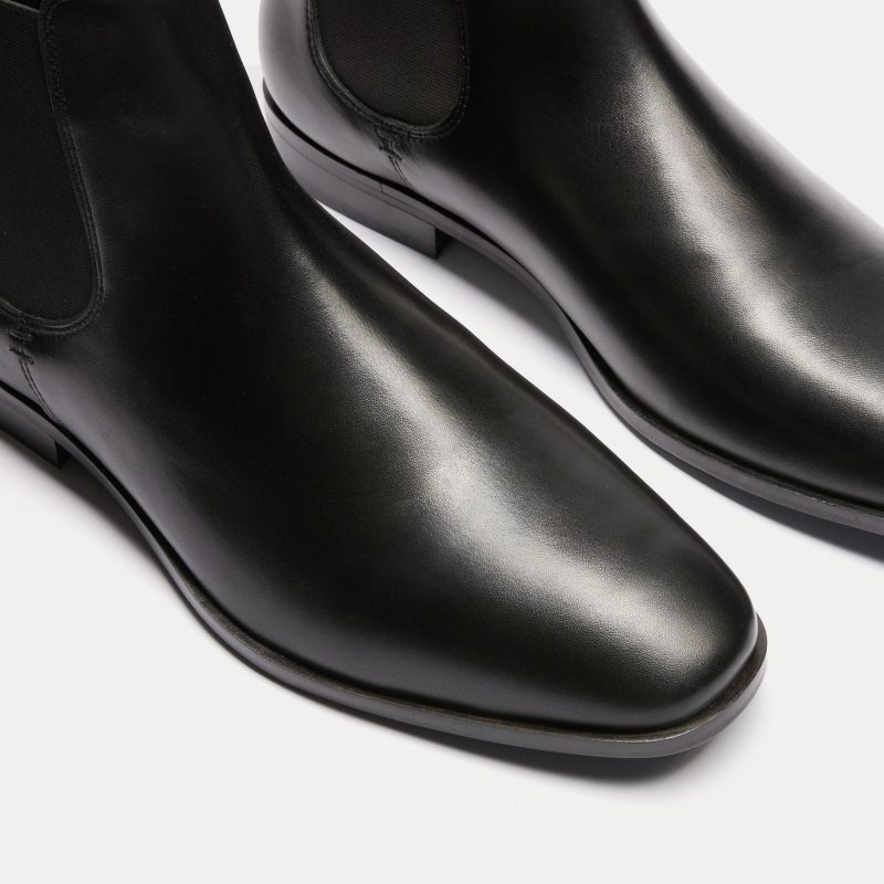 Florence Chelsea Boot Black Leather DETAIL 2