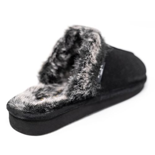 Isla Slipper Black Heel