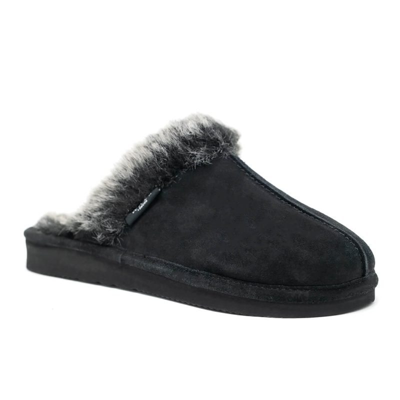 Isla Slipper Black Side