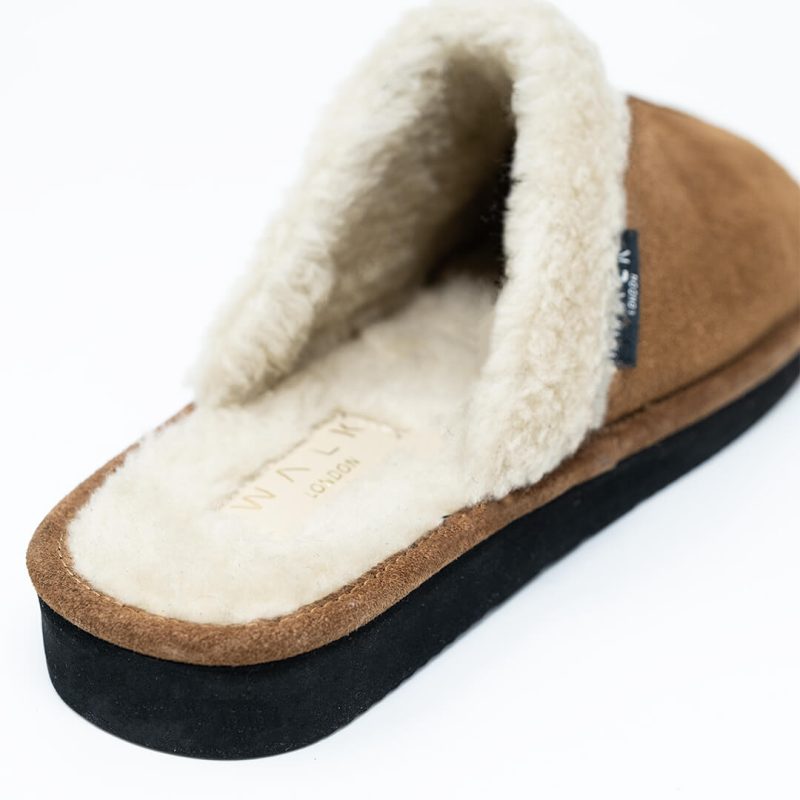 Isla Slipper Tan Heel