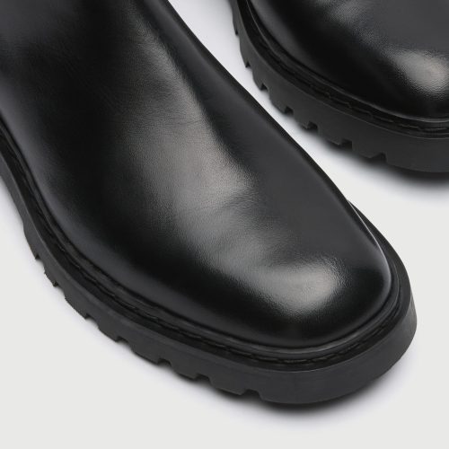 Milano Inside Zip Boot Black Leather DETAIL 1