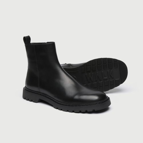 Milano Inside Zip Boot Black Leather DETAIL 3