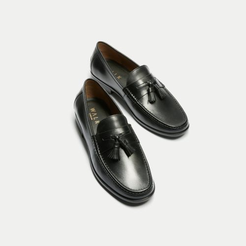 Tino Tassel Loafer Black Leather DETAIL 1