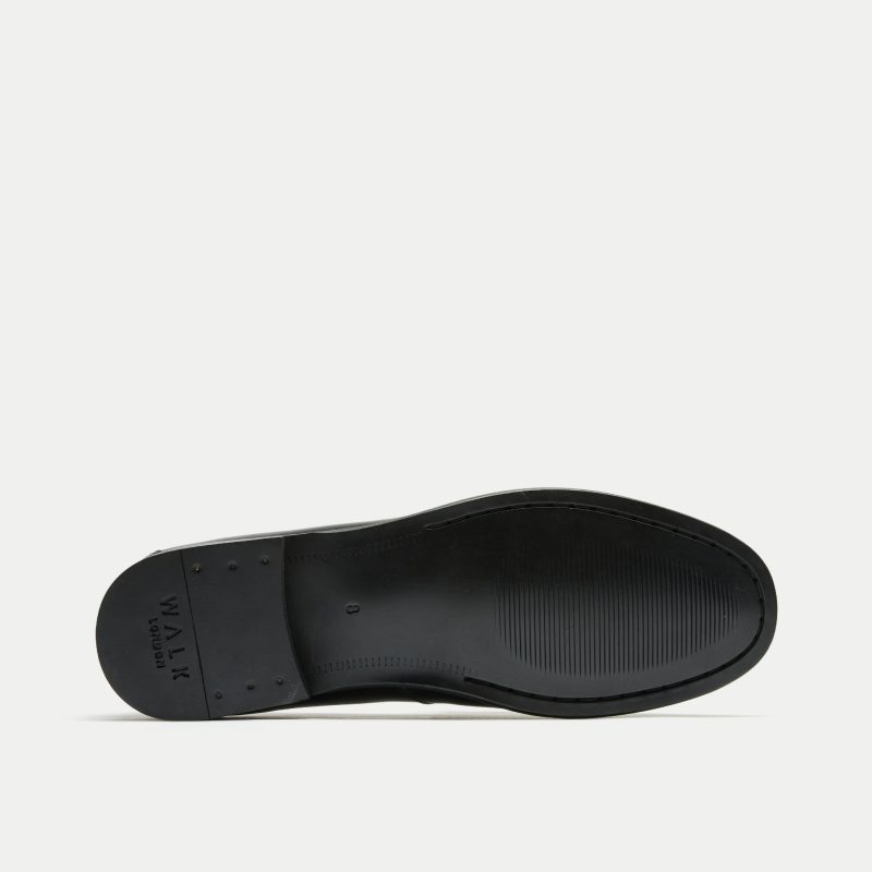 Tino Tassel Loafer Black Leather SOLE