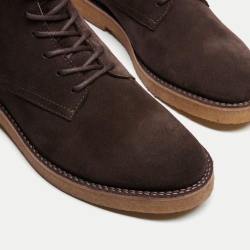 Verona Lace Boot Brown Suede DETAIL 2