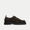 Walk London Mens Brooklyn Apron Shoe in Brown Suede