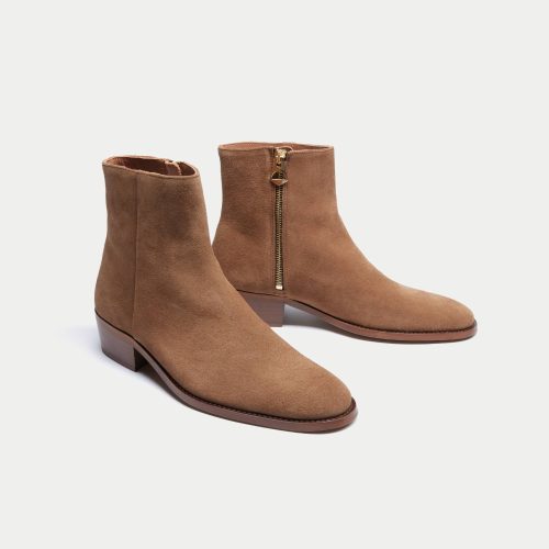 hoxton zip up cuban heel boot 154192