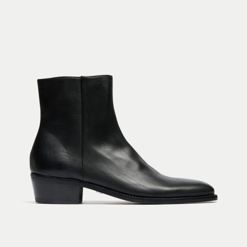 hoxton zip up cuban heel boot 451438