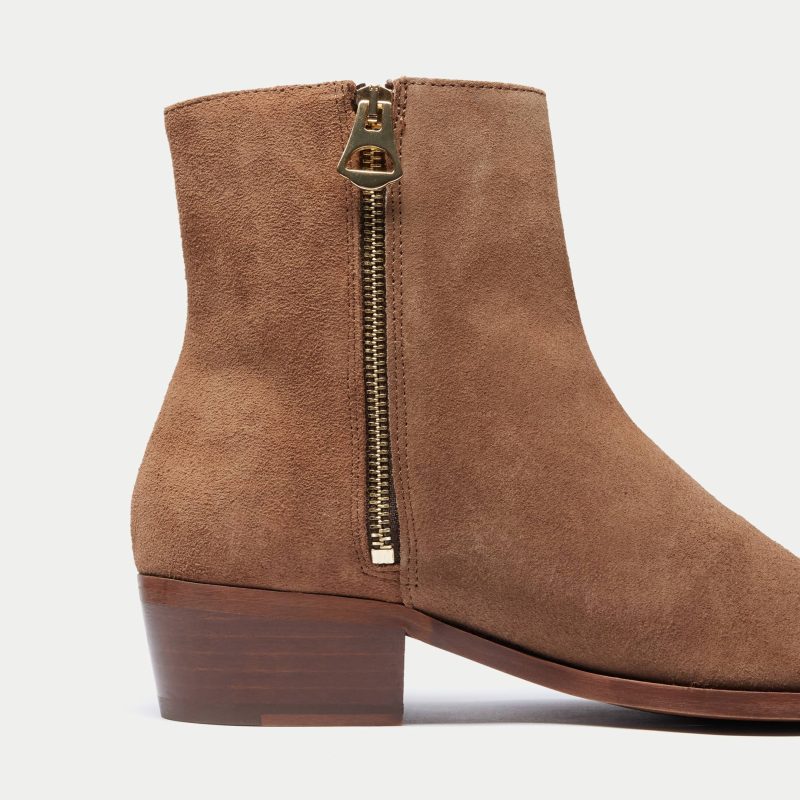 hoxton zip up cuban heel boot 709620