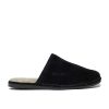 WALK London Langley Slipper Black Suede