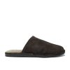 WALK London Langley Slipper Brown Suede