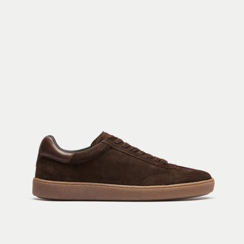 Mens Porto Trainer in Brown Suede | Walk London