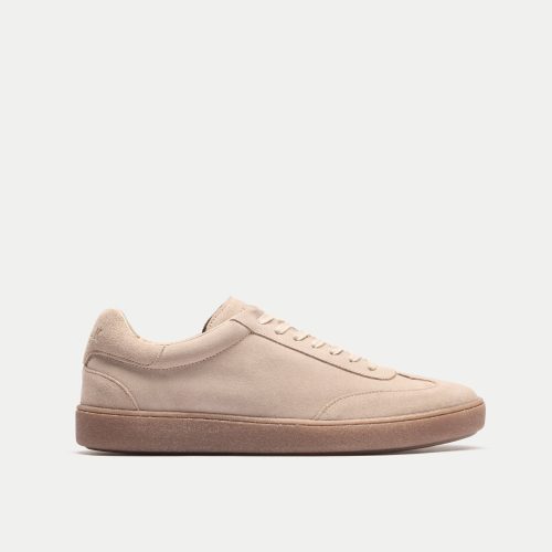 Mens Porto Trainer in Stone Suede | Walk London